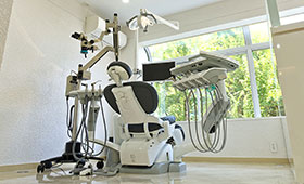 2F診療室前のパウダーコーナー